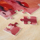 Australischer Kelpie Valentinstag Hund Kunst mit H Puzzle (Seite)