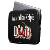 Australischer Kelpie-Vater Laptopschutzhülle (Vorderseite Links)