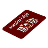 Australischer Kelpie-Vater Magnet (Linke Seite)