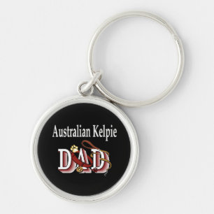 Australischer Kelpie-Vater Schlüsselanhänger