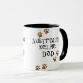 Australischer Kelpie-Vater Tasse (VorderseiteRechts)