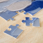 Australischer Kelpie Weihnachtsboot Urlaub Puzzle (Seite)