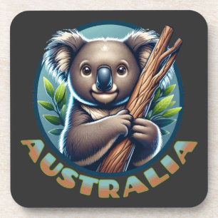 Australischer Koala-Bär Getränkeuntersetzer