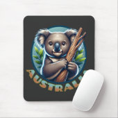 Australischer Koala-Bär Mousepad (Mit Mouse)