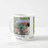 Australischer König Parrots Kaffeetasse (Vorderseite Links)