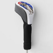 Australischer Kookaburra Golf Headcover (angewinkelt)