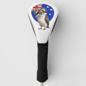 Australischer Kookaburra Golf Headcover (Vorderseite)