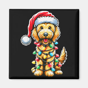 Australischer Labradoodle Weihnachtsbaum Xmas Sant Magnet