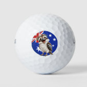 Australischer Lachender Kookaburra    Golfball (Vorderseite)