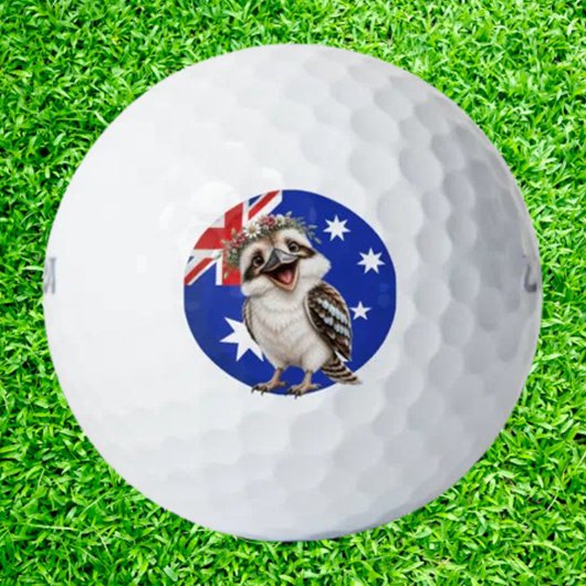 Australischer Lachender Kookaburra    Golfball