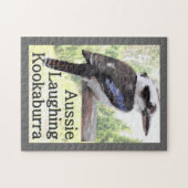 Australischer lachender Kookaburra Vogel Puzzle (Horizontal)