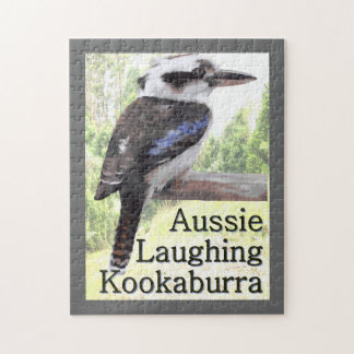 Australischer lachender Kookaburra Vogel Puzzle
