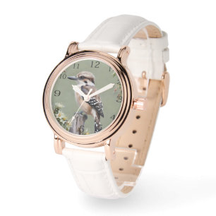Australischer Lachvogel Der Kookaburra Ölmalerei, Armbanduhr