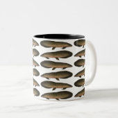 Australischer Lungfisch Zweifarbige Tasse (VorderseiteRechts)