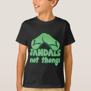 Australischer lustiger Entwurf JANDALS nicht T-Shirt