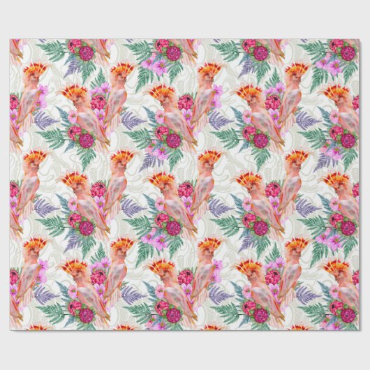 Australischer Major Mitchell Cockatoo Geschenkpapier (Flach)