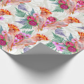 Australischer Major Mitchell Cockatoo Geschenkpapier (Ecke)