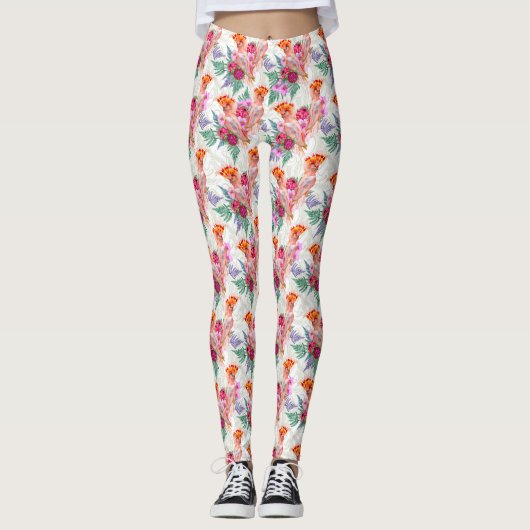 Australischer Major Mitchell Cockatoo Leggings (Vorderseite)
