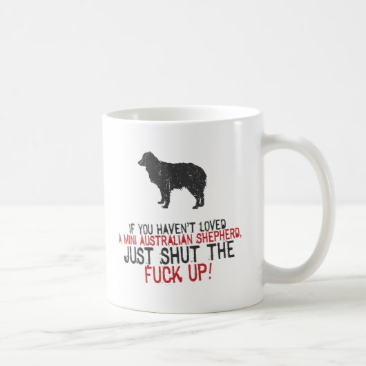 Australischer Miniaturschäfer Kaffeetasse (Rechts)
