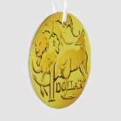 Australischer Münzschmuck Ornament (Vorderseite)