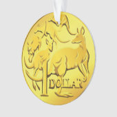 Australischer Münzschmuck Ornament (Vorderseite)