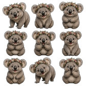 Australischer Outback Australische Koalas Pappteller