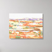 Australischer Outback Impressionistische Landschaf Leinwanddruck (Vorderseite)