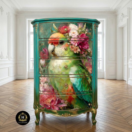 Australischer Parrot-Ureinwohner Seidenpapier