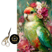 Australischer Parrot-Ureinwohner Seidenpapier