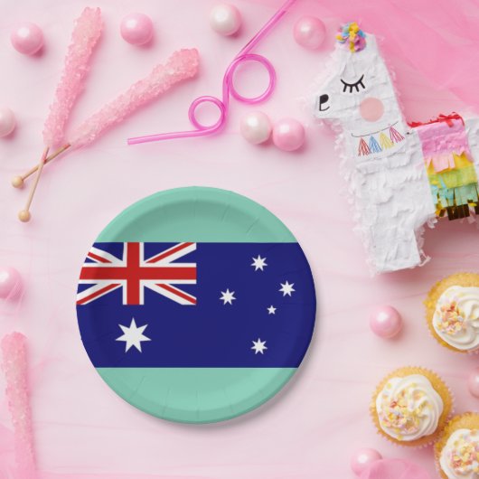 Australischer Party-Teller Pappteller (Party)