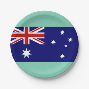 Australischer Party-Teller Pappteller
