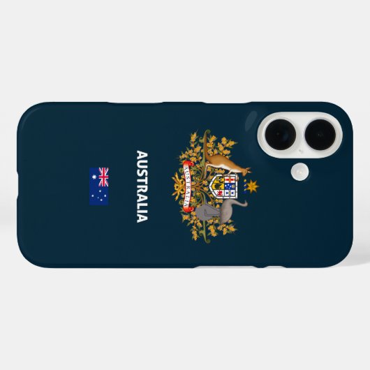 Australischer Pass Case-Mate iPhone Hülle (Rückseite (Horizontal))