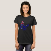 Australischer Pride Butterfly Australische Roots A T-Shirt (Vorne ganz)