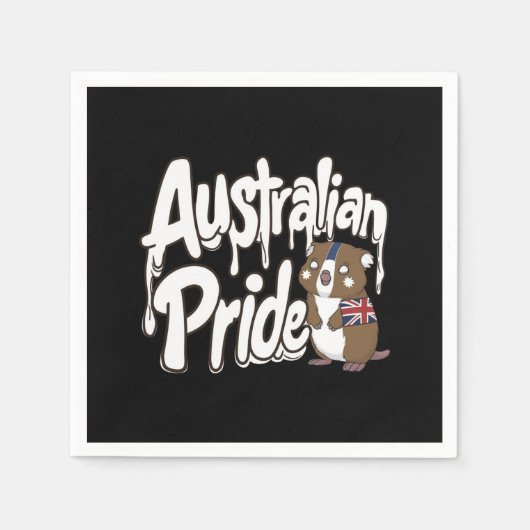 AUSTRALISCHER PRIDE SERVIETTE (Vorderseite)