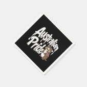 AUSTRALISCHER PRIDE SERVIETTE (Ecke)