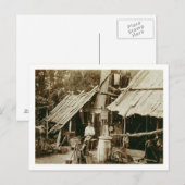 Australischer Prospektor, c.1880s (sepia-Foto) Postkarte (Vorne/Hinten)