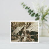 Australischer Prospektor, c.1880s (sepia-Foto) Postkarte (Stehend Vorderseite)