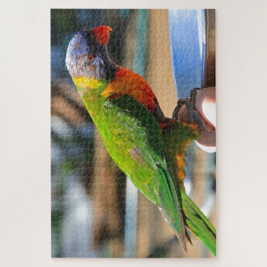 Australischer Regenbogenvogel Puzzle (Vertikal)