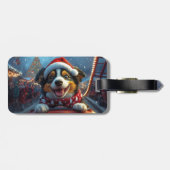 Australischer Rind Dog Roller Untersetzer Weihnach Gepäckanhänger (Rückseite horizontal)