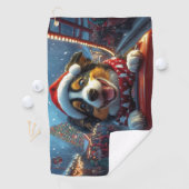 Australischer Rind Dog Roller Untersetzer Weihnach Golfhandtuch (Insitu)