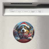 Australischer Rind Dog Roller Untersetzer Weihnach Magnet (In Situ (Geschirrspüler))