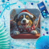 Australischer Rind Dog Roller Untersetzer Weihnach Pappteller (Party)