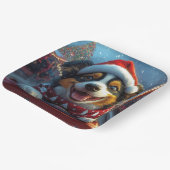 Australischer Rind Dog Roller Untersetzer Weihnach Pappteller (Gewinkelt)