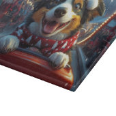 Australischer Rind Dog Roller Untersetzer Weihnach Schneidebrett (Ecke)