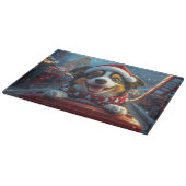 Australischer Rind Dog Roller Untersetzer Weihnach Schneidebrett (Ecke)