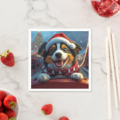 Australischer Rind Dog Roller Untersetzer Weihnach Serviette (Beispiel)