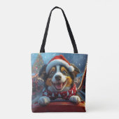 Australischer Rind Dog Roller Untersetzer Weihnach Tasche (Rückseite)