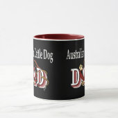 Australischer Rind Dog Vater Geschenke Tasse (Zentrum)