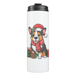 Australischer Rind Dog Weihnachtsgebäck Party Holi Thermosbecher