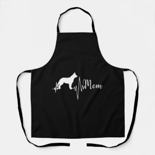 Australischer Rinder Dog Mama Heartbeat Schürze